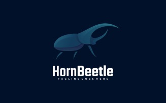 Horn Beetle Gradient Logo