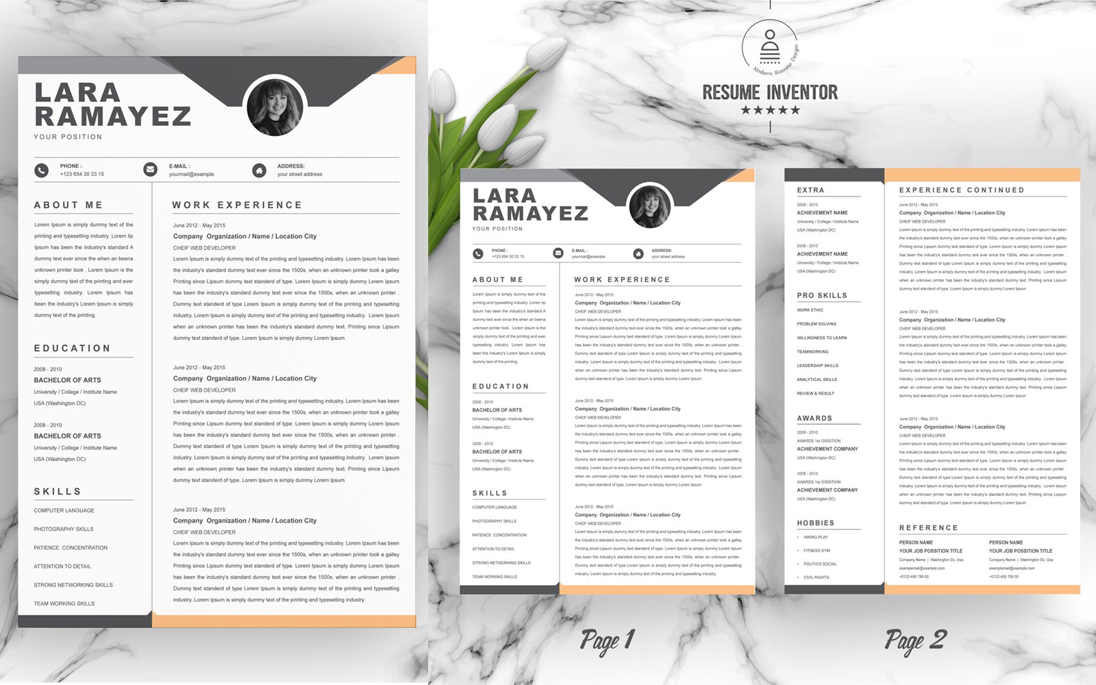 Kit Graphique #195820 Clean Cv Divers Modles Web - Logo template Preview