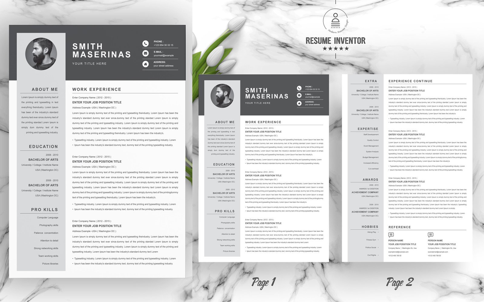 Kit Graphique #195821 Clean Cv Divers Modles Web - Logo template Preview