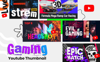Gaming Youtube Thumbnail Cover