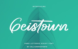 Geistown Handwriting Font