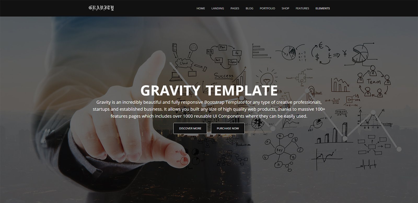 Template #195940 Bootstrap Business Webdesign Template - Logo template Preview