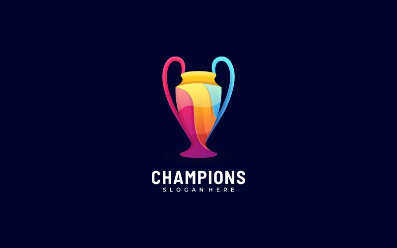 Champion Colorful Logo Style Logo Template