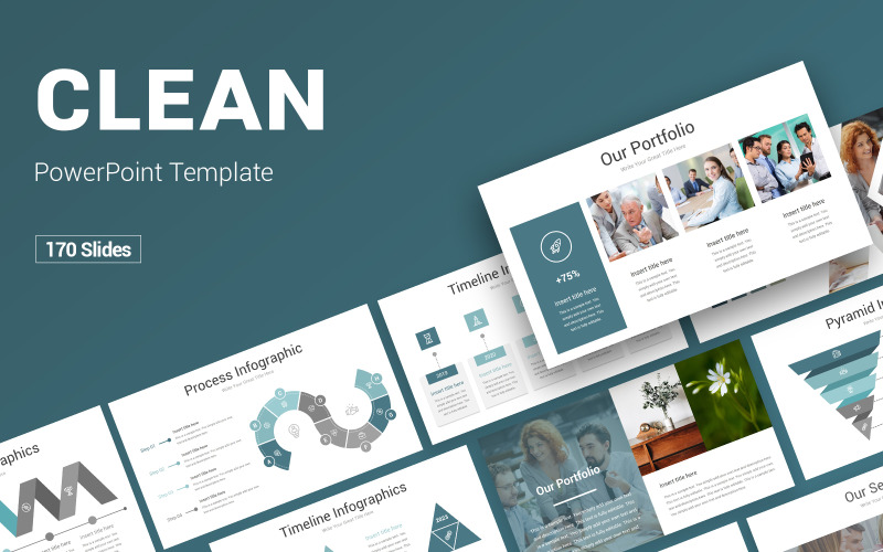 Clean PowerPoint Presentation Template PowerPoint Template