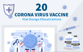 20 Coronavirus Vaccination Vector
