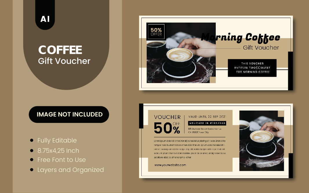 Kit Graphique #196210 Morning Coffee Divers Modles Web - Logo template Preview