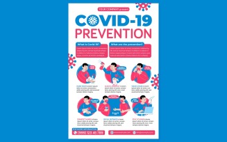 Covid-19 Poster #06 Print Template