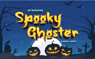 Spooky Ghoster a Horor Font