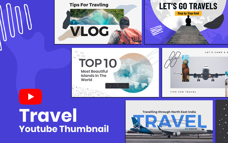 Travel Youtube Thumbnail Cover Social Media