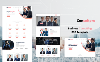 Consultpro - Business Consulting PSD Template