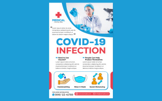 Covid-19 Poster #03 Print Template