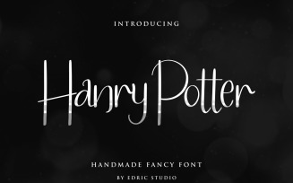 Hanry Potter Handwriting Script Font