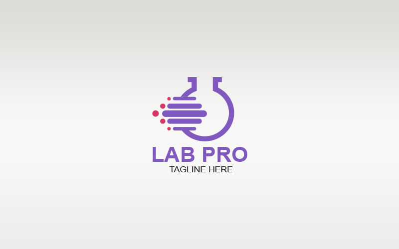 Lab Pro Modern Logo Design Template Logo Template