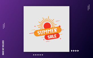 Summer Sale Social Media Banner