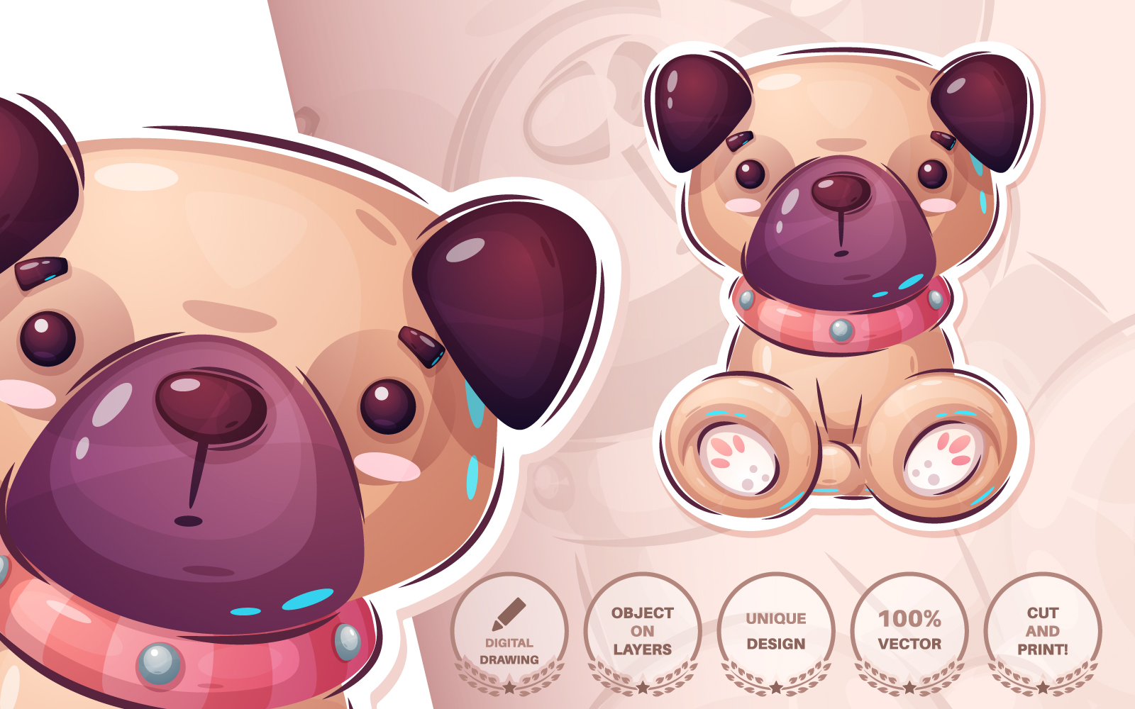 Kit Graphique #196435 Caractere Seamless Web Design - Logo template Preview