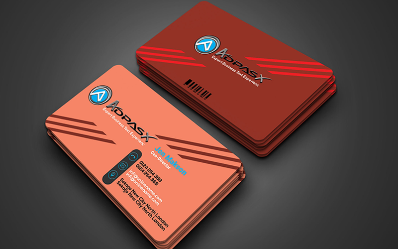 Template #196448 Business Card Webdesign Template - Logo template Preview