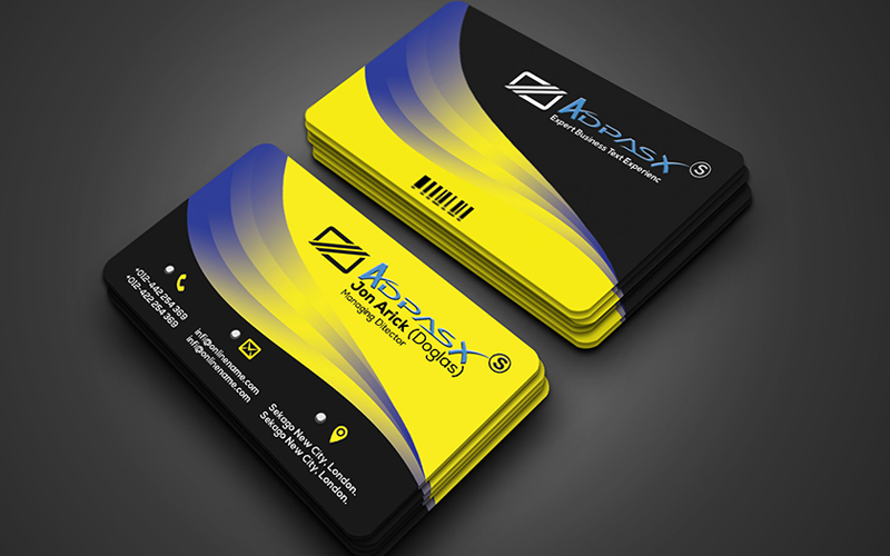 Template #196450 Business Card Webdesign Template - Logo template Preview