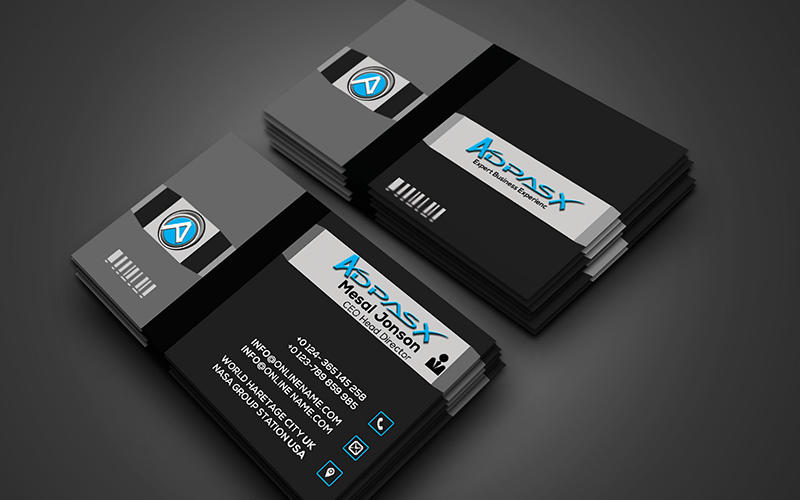 Template #196451 Business Card Webdesign Template - Logo template Preview