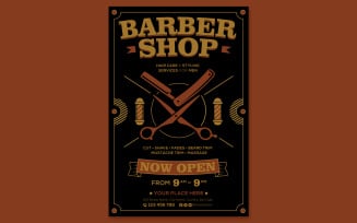 Barbershop Poster #01 Print Template