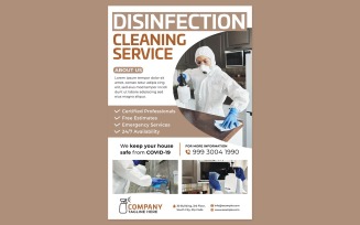 Cleaning Service Poster #01 Print Template