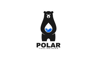 Polar Silhouette Logo Style