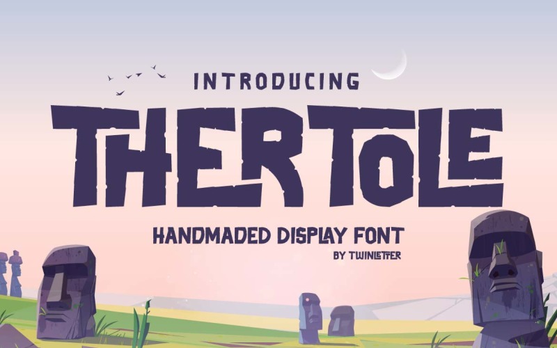 Thertole Unique Display Font