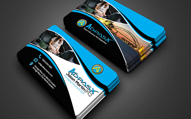 Travel Business Card so-182 Corporate Identity