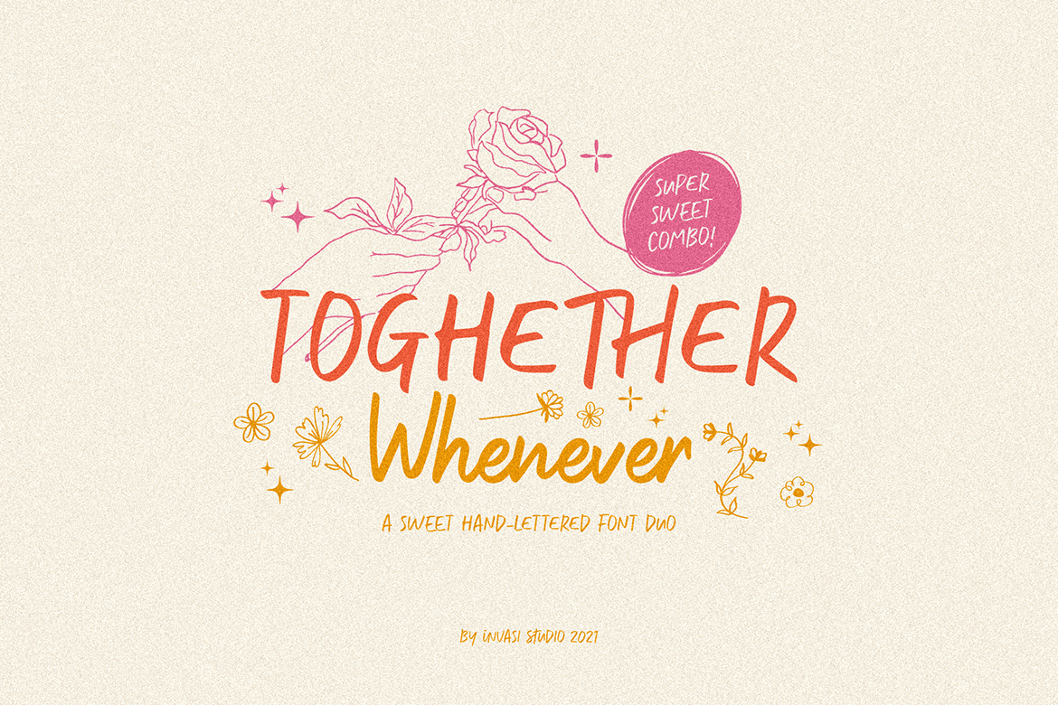 Together Whenever Font Duo