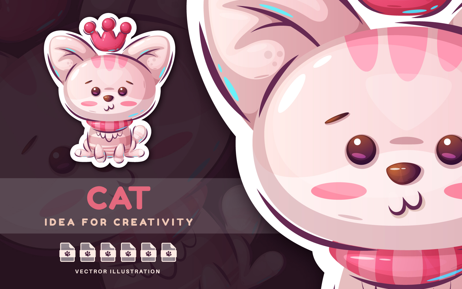 Kit Graphique #197243 Caractere Sticker Web Design - Logo template Preview