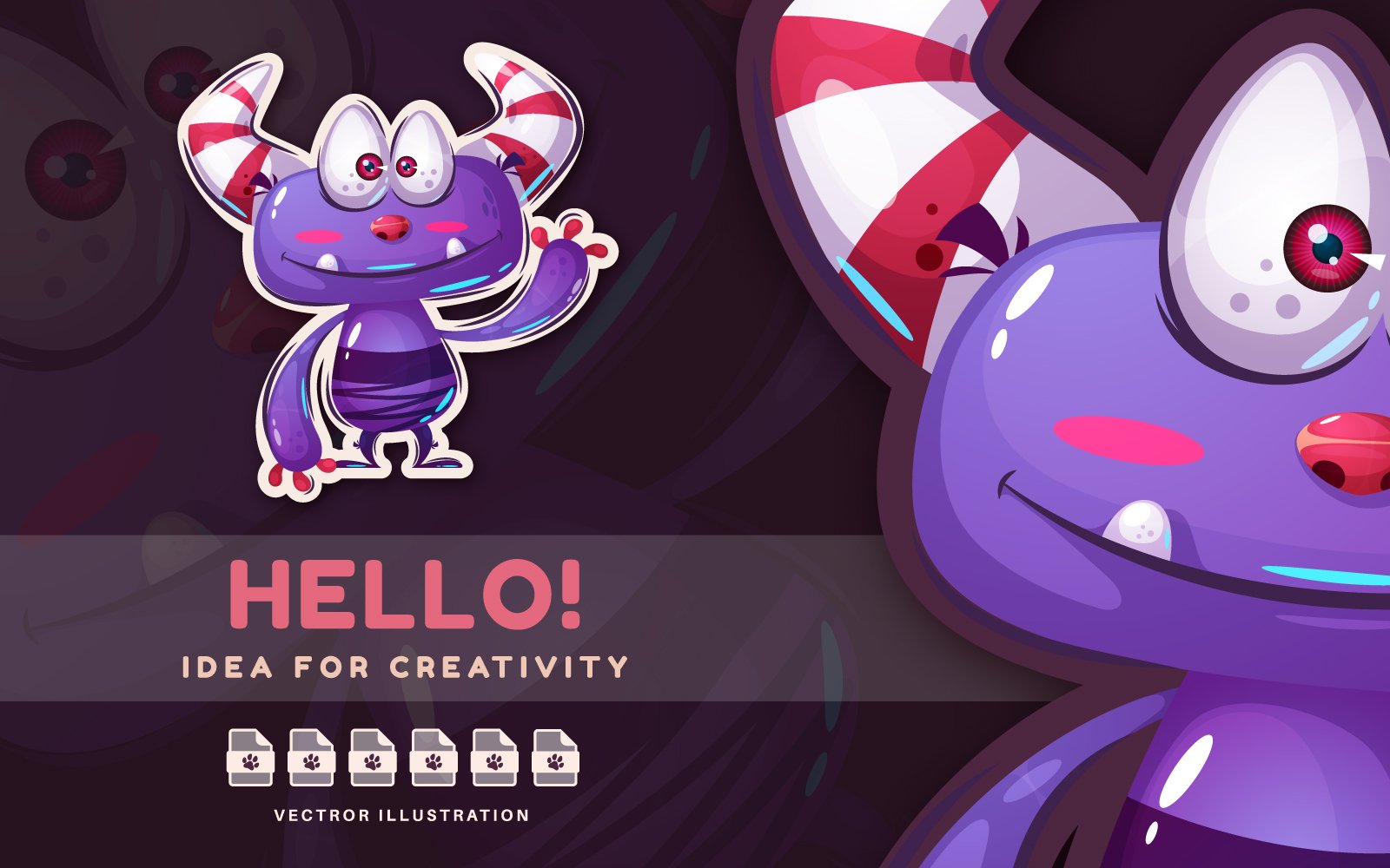 Kit Graphique #197266 Caractere Sticker Web Design - Logo template Preview