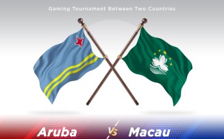 Aruba versus Macau Two Flags