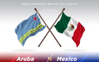 Aruba versus Mexico Two Flags