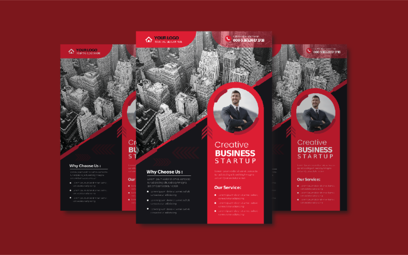Reddish Creative Business Flyer Corporate Identity