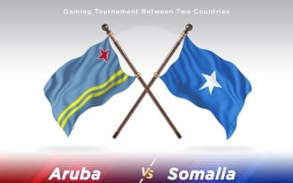 Aruba versus Somalia Two Flags