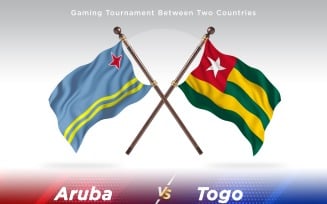 Aruba versus Togo Two Flags