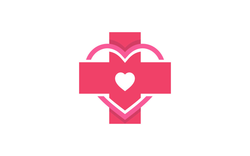 Love heathy vector template Logo Template