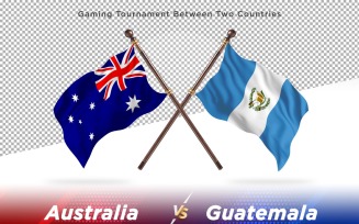 Australia versus Guatemala Two Flags