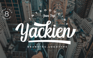 Yackien Script // Logo Font