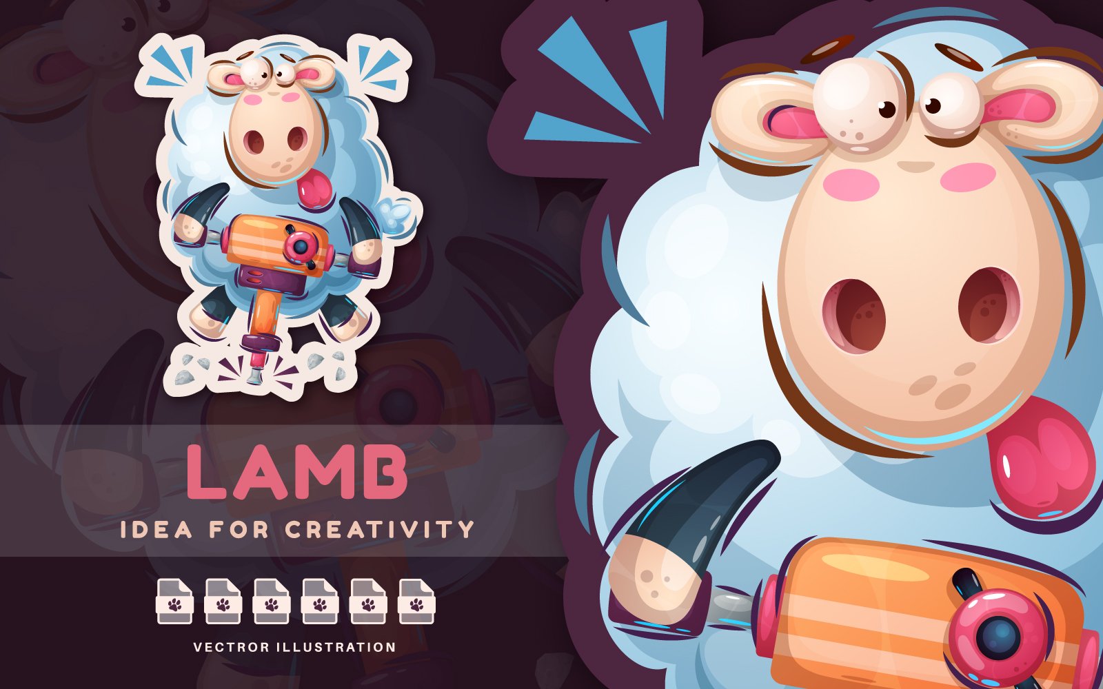 Kit Graphique #197892 Caractere Sticker Web Design - Logo template Preview