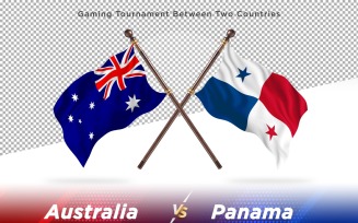 Australia versus panama Two Flags