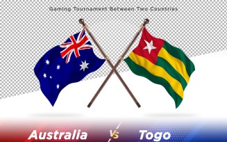 Australia versus Tonga Two Flags