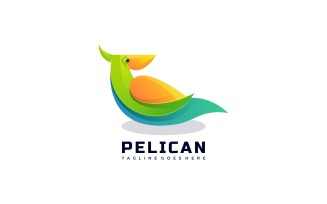 Pelican Colorful Logo Style