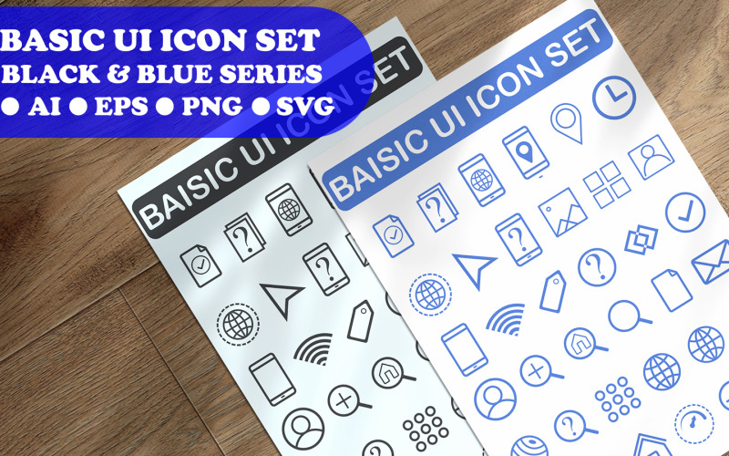 Basic Ui Icon Set Template