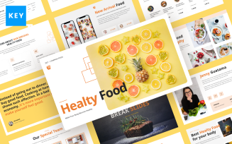 Healty Food — Food and Restaurant Keynote Template