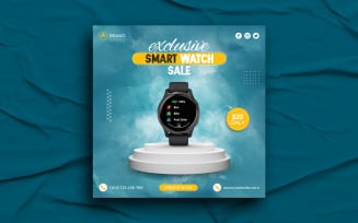 Smart Watch Sale Social Media Post, Instagram post template