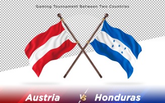 Austria versus Honduras Two Flags
