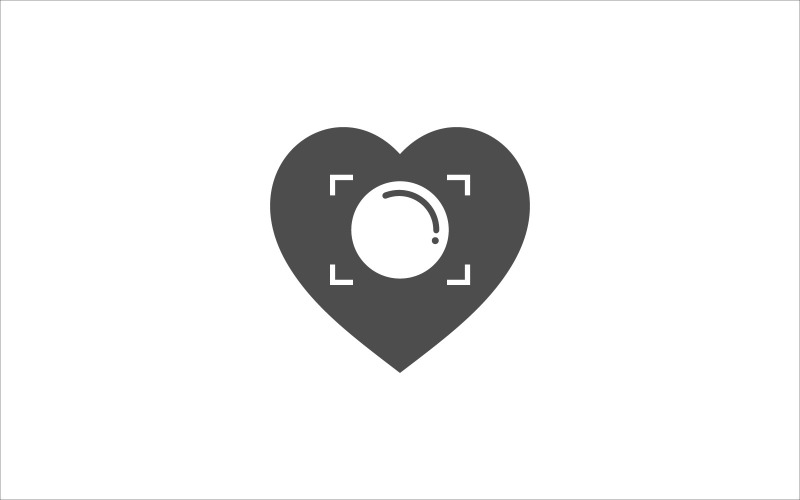 Love photography vector template Logo Template