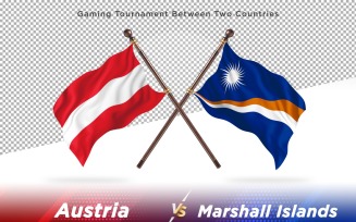 Austria versus marshal islands Two Flags