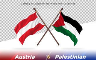 Austria versus Palestinian Two Flags