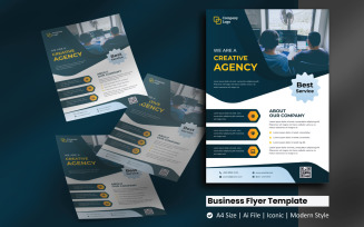 Best Service Business Flyer Corporate Identity Template